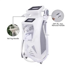 3 in1 OPT YAG Laser Tattoo Hair Removal Machine RF Skin Rejuvenation Lift Device