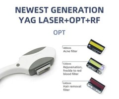 3 IN 1 Nd Yag Laser RF OPT IPL Machine Skin Rejuvenation Hair Tattoo Removal