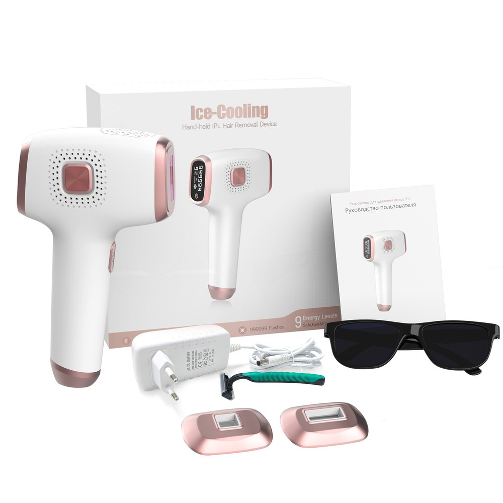 Portable 3 in 1 IPL Hair Removal Machine for Home Use Mini Painless Ice Cooling