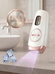 IPL Hair Removal Device with Cooling System Permanent Hair Remover Unisex