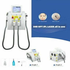 Professtional OPT SHR IPL Hair Removal ND YAG Laser Tattoo Remove Spa Machine