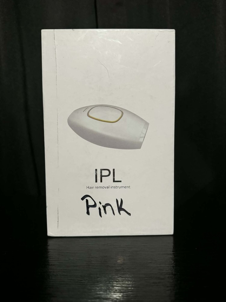 IPL Hair Removal Instrument RoHS, Open Box, Pink