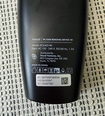 Nood KCA423 Black IPL Hair Removal Device LCD Display For Legs Arms Face