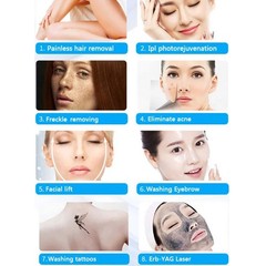 Professtional OPT SHR IPL Hair Removal ND YAG Laser Tattoo Remove Spa Machine