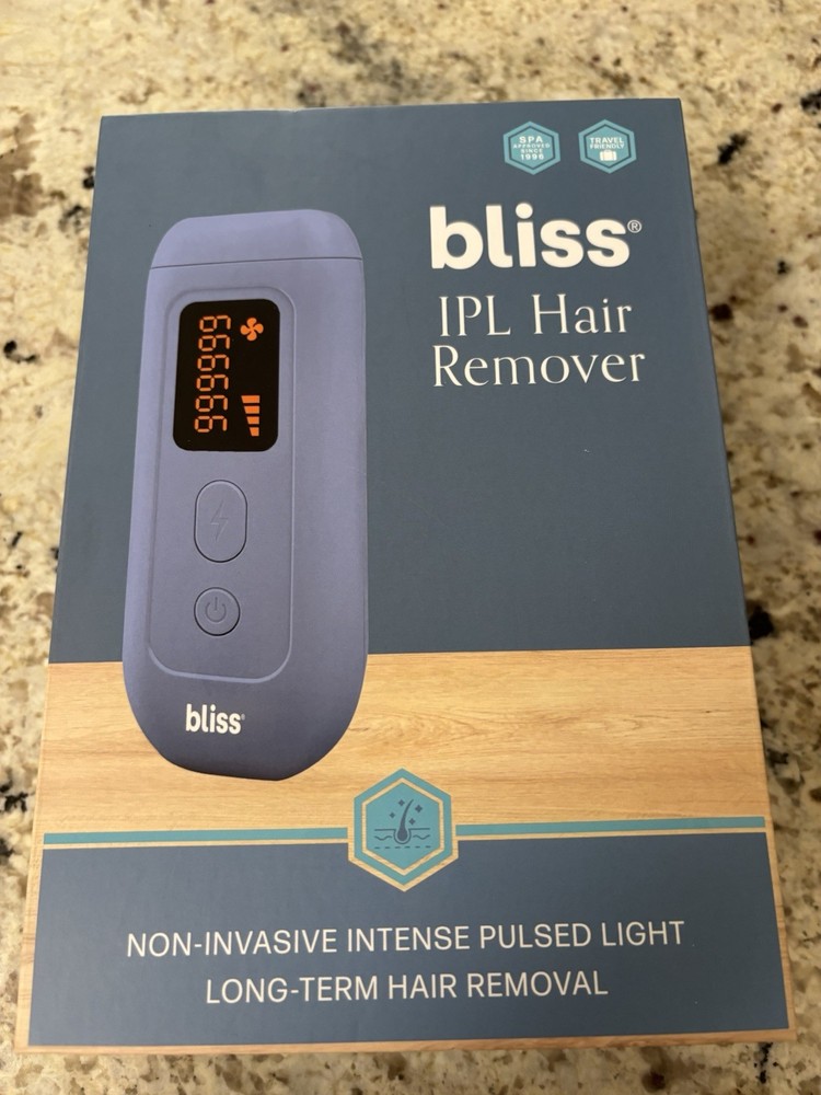 Bliss IPL Hair Remover Contact Sensor, Manual/Automatic Mode, 5 Energy Levels
