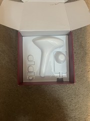 Philips IPL Hair Removal Device Corded Kit w/ Adapter & Attachments, White