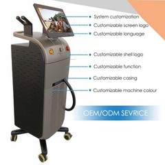 Vertical 4000W 808nm diode laser hair removal machine salon beauty equipment