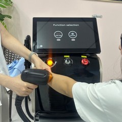 755 808 1064 Diode Laser Permanent Hair Removal Picosecond Nd Yag Tattoo Removal