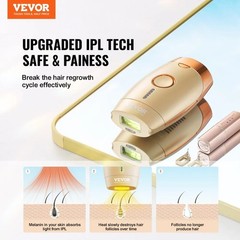 VEVOR Pulsed Light (IPL) System Professional Hair Removal Device T002BW – Gold
