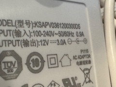 KTEC Power Supply Adapter KSAPV0361200300D5 -Silk’n Flash&Go Hair Removal Device