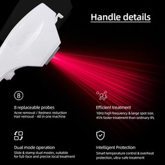 IPL OPT Laser Painless Hair Removal Machine Skin Rejuvenation Acne Treatment