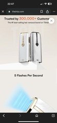 INIA Laser Hair Removal Device for Women and Men INIA Fond Hair Remover