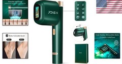 IPL Hair Removal Device – 37°F Ice Cooling, 6 Modes, Fast 10-Minute Treatment