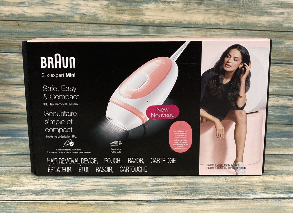 Braun IPL at Home Laser Hair Removal for Women and Men Silk Expert Mini