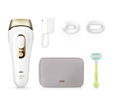 Braun Silk-expert Pro 5 PL5257 IPL Hair Removal System White & Gold with Pouch