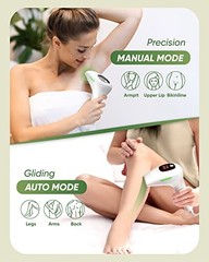 XSOUL At-Home IPL Hair Removal 999,999 Flashes Painless Hair Remover – White