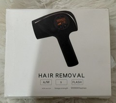 IPL Hair Removal Device IPL-A902 999900 Flashes 5 Levels Box Charger w/Glasses