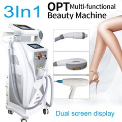ND YAG Laser 3-IN-1 OPT IPL Hair REMOVAL Laser RF Facial Skin LIFTING Machine