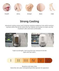 Hot 808 755 1064 Permanent Hair Remover Equipment Painless Body Epilator Device