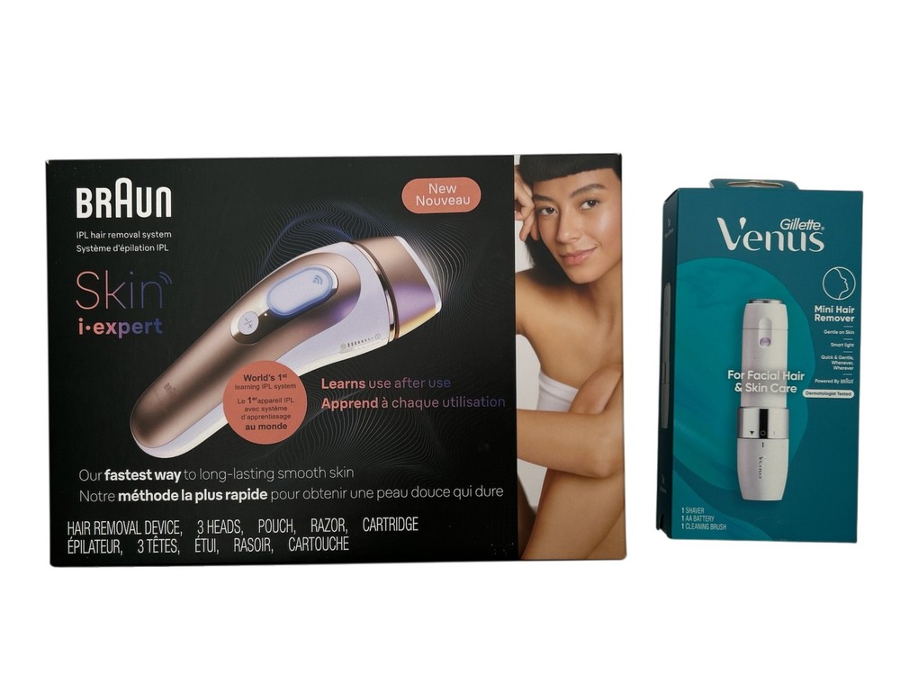 Braun Skin i-Expert Pro 7 IPL7243 Hair Remover w/ Facial Trimmer