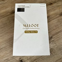 SALLOOT TRINITY iGlow 10 Smart Sapphire Hair Removal IPL Laser Device- New Open
