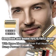 Yaziyir 4 Pack Shaver Replacement Foil And Cutters Compatible Babylisspro