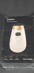 LVARA IPL Hair Removal Device 999999 Flashes FDA Cleared 5 Levels White Gold