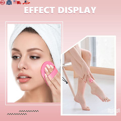102 Pieces Hair Removal Pad Sets Smooth Away Hair Removal Kit 2 Sizes Smooth