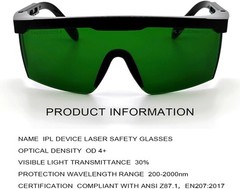 IPL 200nm-2000nm Laser Safety Glasses for Laser Hair Removal Treatment and La…