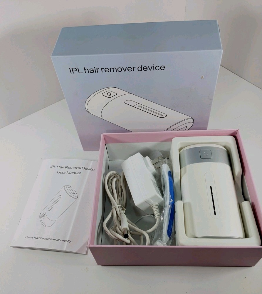 EaseVibe Mini IPL Laser Hair Removal Device Automatic Manual Mode 5 Levels White