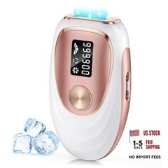 IPL Laser Hair Removal Device for Women & Men – Home 45°F Ice White Rose Gold