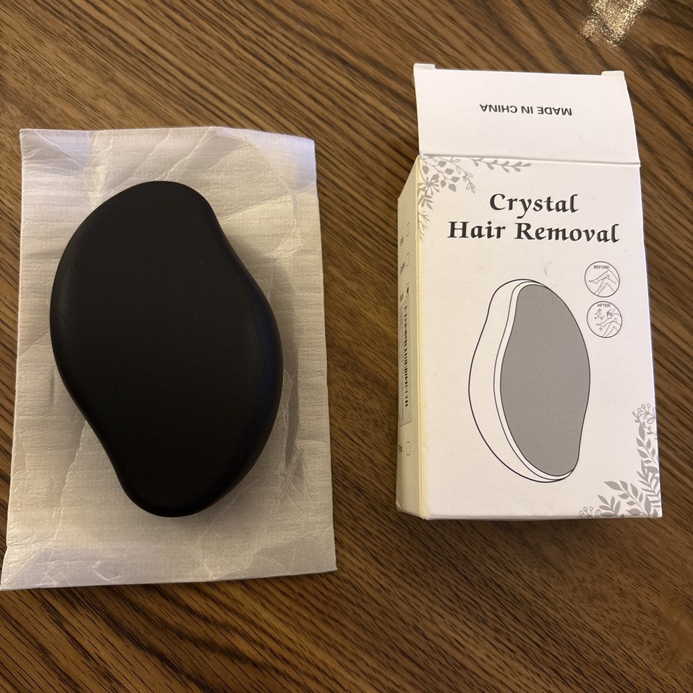 New Crystal Hair Eraser Stone – Painless Hair Removal Tool for Women & Men