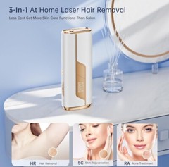 IPL Permanent Hair Removal Device 999,999 Flashes Ice Cooling Women Men