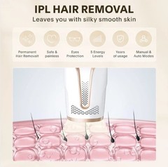 IPL Hair Removal Device 999999 Flashes – Permanent Hair Remover for Women