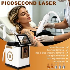 2IN1 Diode Pico Laser Ice Cooling Hair Reduction Pigment Removal Beauty Device