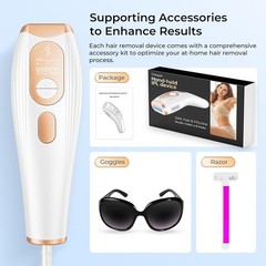 Finequin Laser IPL Hair Removal Device w/Ice Cooling Technology ~ NEW & Sealed