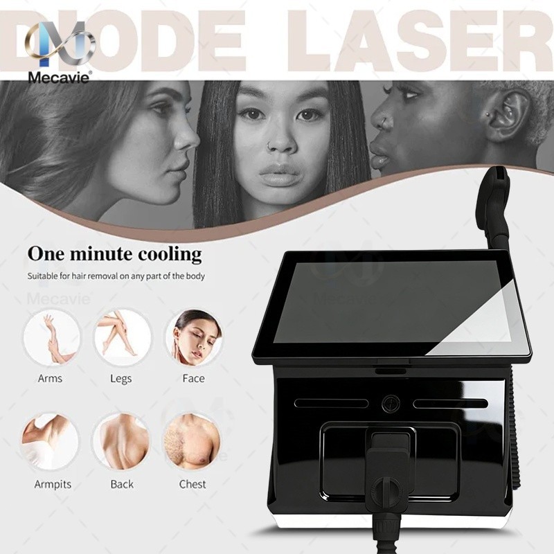 4-Wave Ice Painless Diode Laser Full Body Permanent Hair Removal Salon Machine