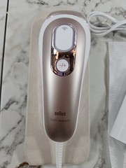 Braun Skin iExpert IPL Hair Removal Device, White & Rose Gold – Open Box