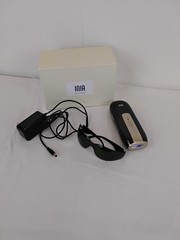 Inia Laser Hair Removal Device Black w/ Power Cord + Sunglasses Powers On #J4579
