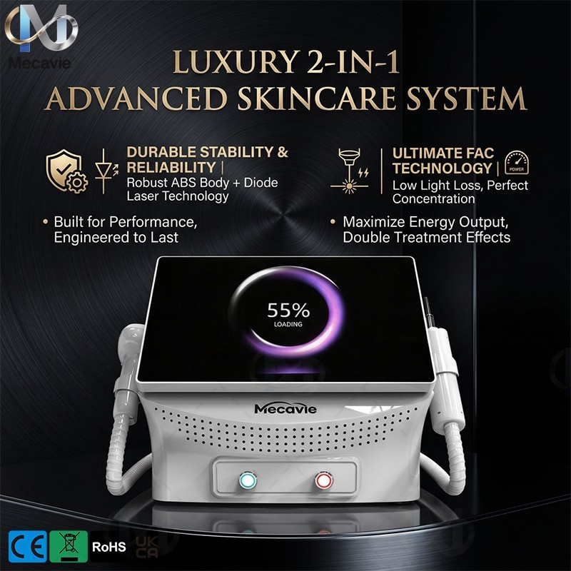 Mecavie 4000W 2-in-1 Diode Pico Laser Salon Hair & Tattoo Removal Machine