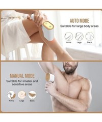 CGK Hair Removal, Home Use Permanent Hair Removal Device with Sapphire Cooling