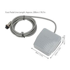 ˜ Tattoo Removal Machine Replacement Pedal 2 Hole Jack 200cm Wire Hair