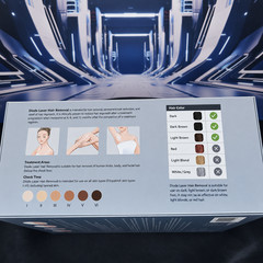 DermRays LHR-V6S-1064 Laser Hair Removal Device IPL SilkPro Complete In Box