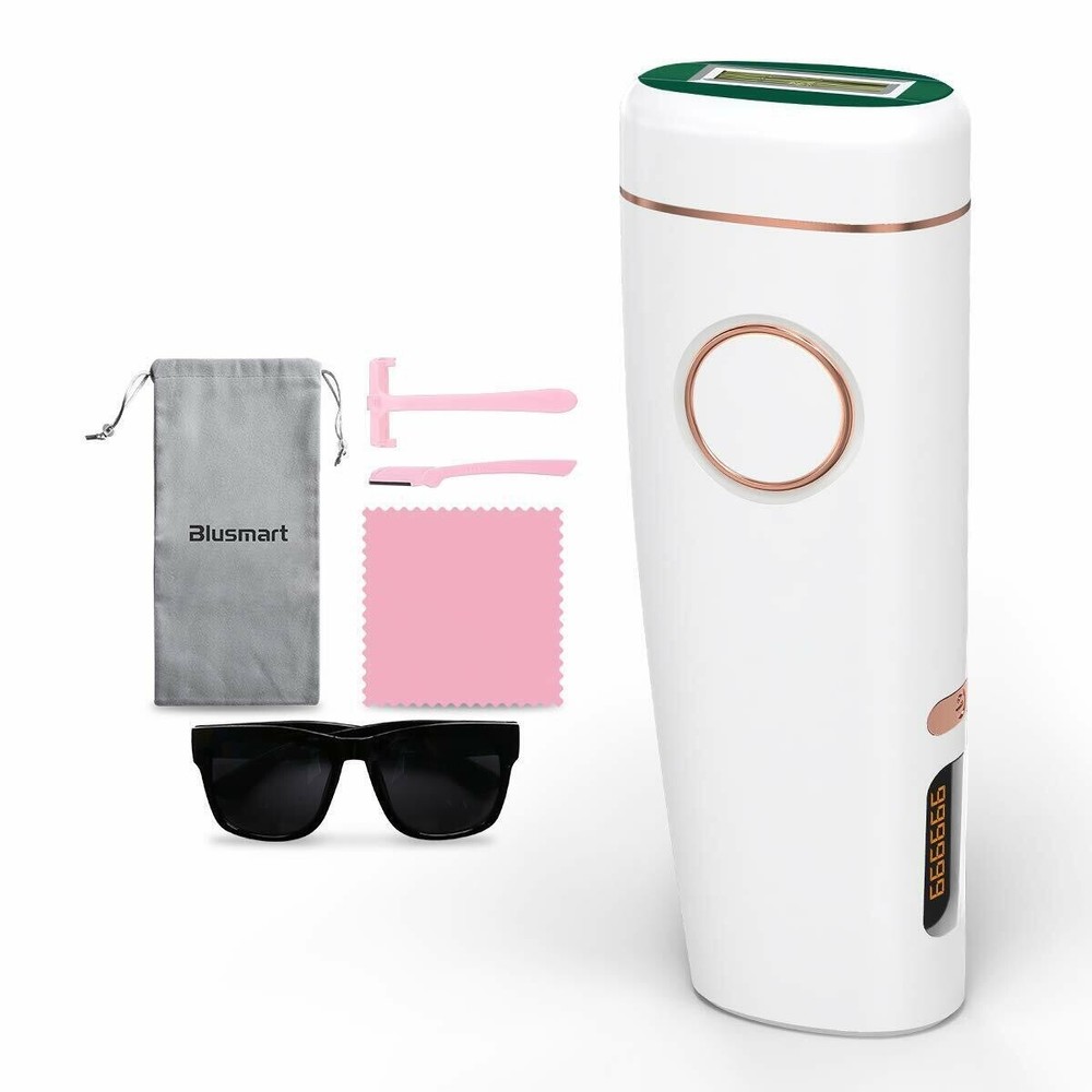 Blusmart Laser Hair Remover IPL Women Facial Body 999,999 Flash Home Painless