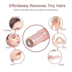 Rirsoasy Facial Hair Removal for Rose Gold, Gold White Pink Matte Black