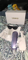 Ulike Purple IPL Hair Removal Device Kit w/ Protective Glasses, Corded Electric