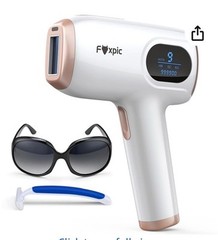 Foxpic IPL Hair Removal Device – Portable- Face, Legs, Arms, Back – Sealed