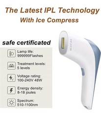 MiSMON IPL Laser Hair Removal Permanent Painless 3-in-1 Skin Care Beauty Device