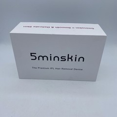 5minskin SkinGlow IPL Hair Removal Device Complete Set No Glasses Tested