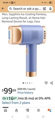 LUBEX Permanent IPL Hair Removal Device Women and Men Hair Removal Device
